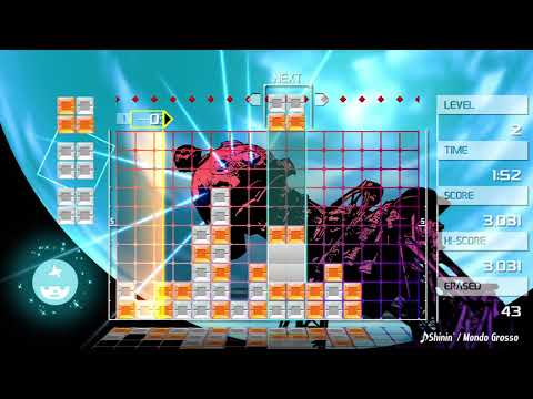 Lumines Remastered for Nintendo Switch | SHININ' - Mondo Grosso | Gameplay