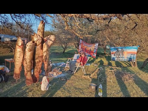 Pescando en Nogoyá Entre Ríos con el grupo PESCA Y COCINA CON AMIGOS Y AGUANTE LA PESCA 