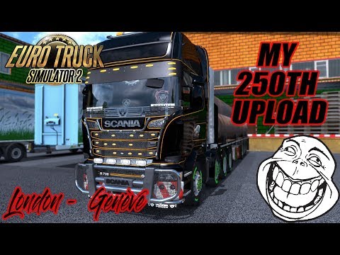 MY 250TH YOUTUBE UPLOAD!! || ETS2 SINGLE PLAYER TIMELAPSE