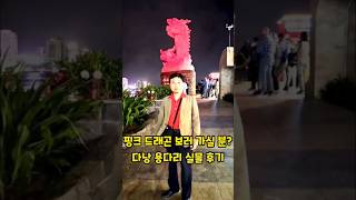 핑크 드래곤 보러 가실분 다낭 용다리 실물 후기#다낭 #베트남여행  #shorts