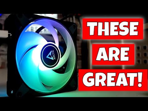 BEST ARGB PC Fans Arctic P12 PWM PST A RGB 0db Silent Colourful Cooling