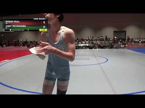 106 Lbs Cons. Round 1 - Cody McCracken, SC Vs Aydan Mull, NC 056c