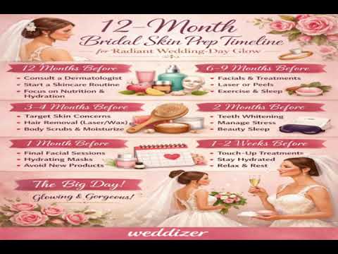 Your dream wedding glow doesn’t happen overnight — it’s built month by month.