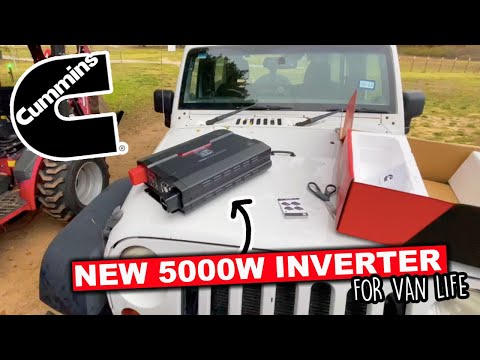 Cummins 5000 W Inverter For Van Life | This Thing Is HUGE!!