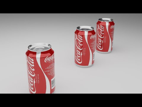 Animacja 3D - Puszki (Blender)