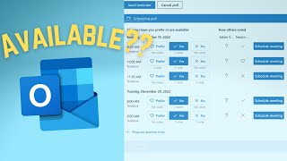How to Use Scheduling Polls in Microsoft Outlook