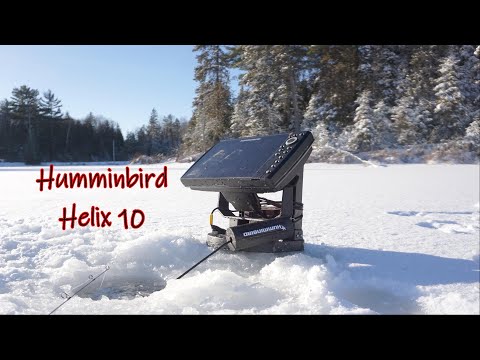 How to Setup your Humminbird Helix 10 for Ice fishing!