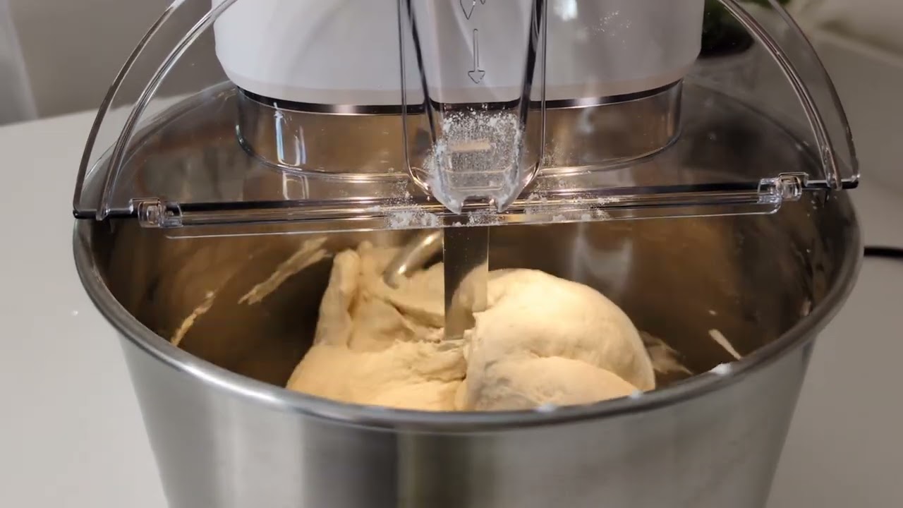 Ooni Halo Core stand mixer - Pizza dough close up - YouTube
