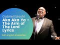 Aka Jehovah The Arm Of The Lord Lyrics Video With English Translation Gabriel Eziashi By Jo