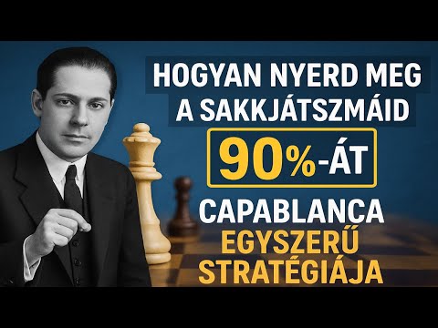 Hogyan nyerd meg a sakkjátszmáid 90%-át: Capablanca egyszerű stratégiája