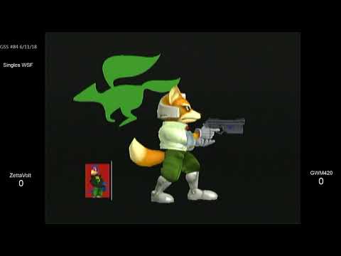 GSS 84 SSBM - ZettaVolt (Falco) vs. GWM420 (Fox) - Melee WSF
