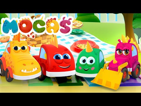 Sing with Mocas! The Apples & Bananas song for kids. All the best nursery rhymes for kids.