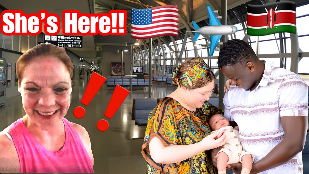 SHE IS HERE!!! Finally, From USA 🇺🇸 to Kenya 🇰🇪 | Traveling | Sylvia, Koree and Taavi Lee Bichanga