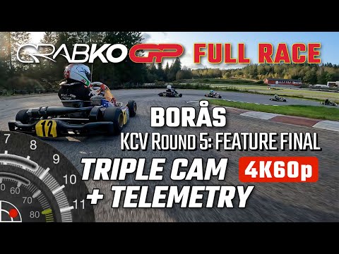 Full Race: Final Round 5: Kart Cup West (KCV 5), FEATURE FINAL - Borås, Sweden