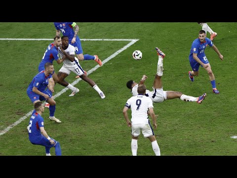 Bellingham Bicycle Kick Euro 2024 England Vs Slovakia
