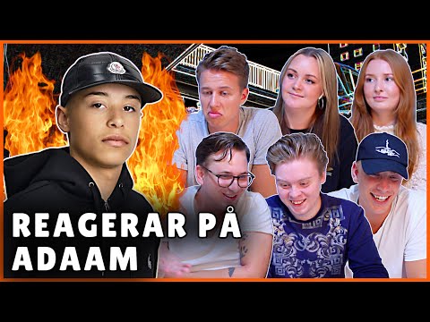 REAGERAR PÅ ADAAM 2020 (Konst från Betong, Hey Chica & Grindar 2) | Swedish Rap Reaction
