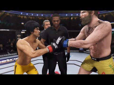 Bruce Lee vs. Destroyer (EA sports UFC 3) - Crazy UFC 👊🤪