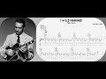 Johnny Smith - I´m old fashioned ( transcription  tab )