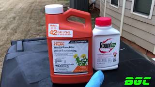 How to apply roundup to weeds, plus how to apply round up for lawns and how to mix roundup