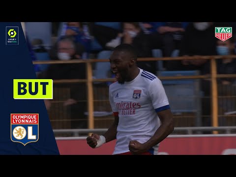 But Karl TOKO EKAMBI 42' OLYMPIQUE LYONNAIS - RC STRASBOURG ALSACE (2-3) 20/21