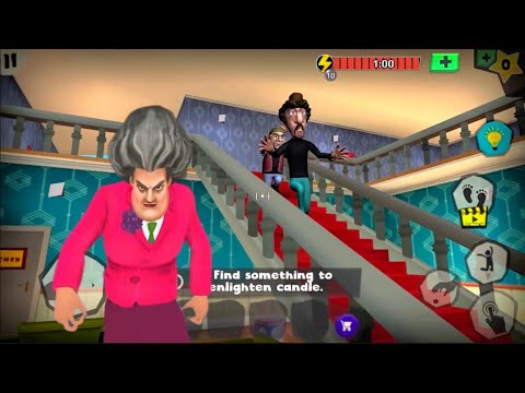 Scary robber home clash, scary teacher 3D, scary teacher Stone Age,, Nick and tani,