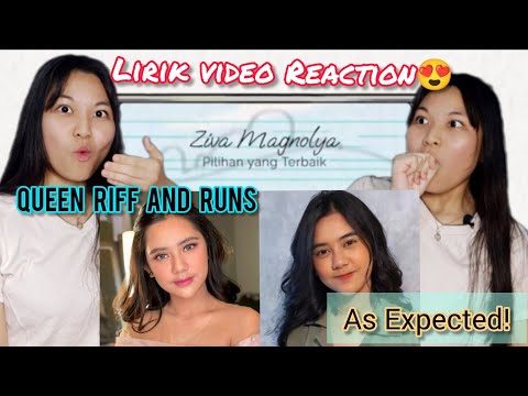 Ziva Magnolia🇲🇨 - Lirik Video|Pilihan Yang Terbaik| Malaysia REACTION🇲🇾