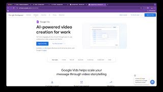 The Basics of using Google Vids to produce an AI-Generated Video