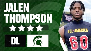 WATCH: 4-star DL Jalen Thompson commits to Michigan State