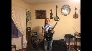 Video thumbnail for Yamaha AES 420 electric guitar review, bloopers at the end, Sylvia Focus by Foxy's Guitar Show