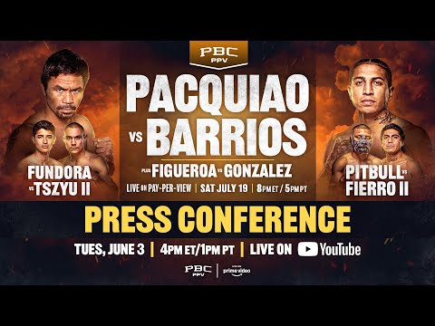 Pacquiao vs. Barrios Los Angeles Press Conference
