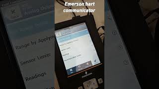 Emerson trex device hart communication transmitter range set