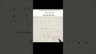The sum of terms in an arithmetic sequence| Grade 12 maths exam practice question #viralshort