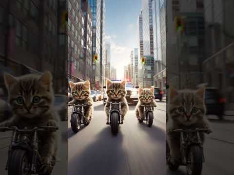 small cats enjoy Ride👑