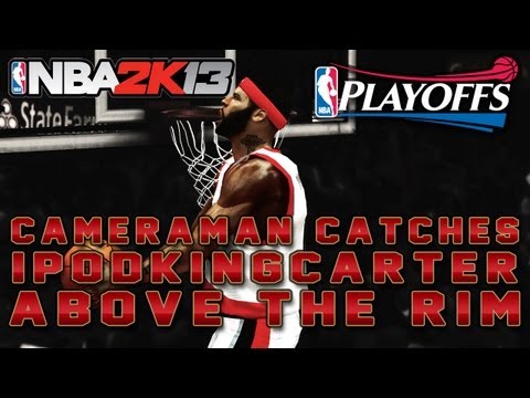 NBA 2K13 MyCAREER Playoffs CFG3 VS. LA Lakers - Cameraman Catches IKC Above The Rim!