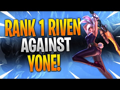THIS IS HOW TO DESTROY THE NEW CHAMPION YONE AS RIVEN! - RANK 1 RIVEN - League of Legends