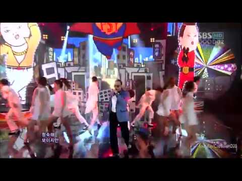 PSY   Gangnam style Comeback stage   Inkigayo