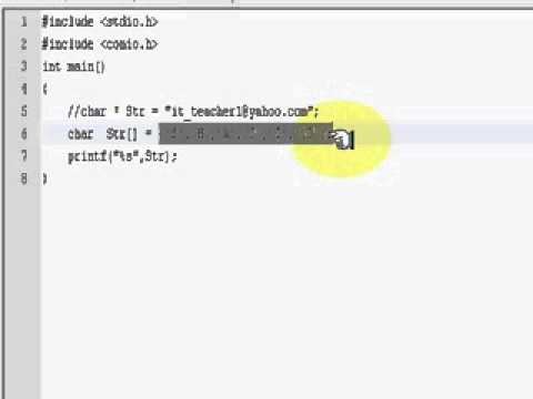 C Programming Tutorial 31 Loops C C String Array Pointer
