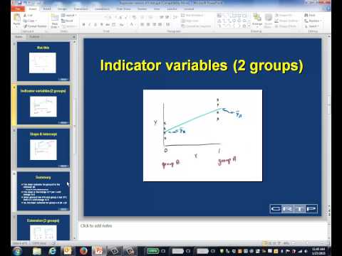 1-way ANOVA: regression version of the t-test in pictures