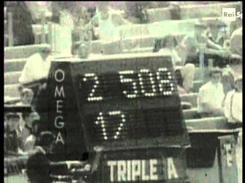 ATLETICA MESSICO 1968 GIUSEPPE GENTILE PRIMATO MONDIALE DEL TRIPLO IN QUALIFICAZIONE