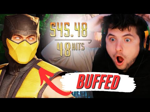 The NEW SCORPION BUFFS are... Interesting... (Weirder than you think) - Mortal Kombat 1