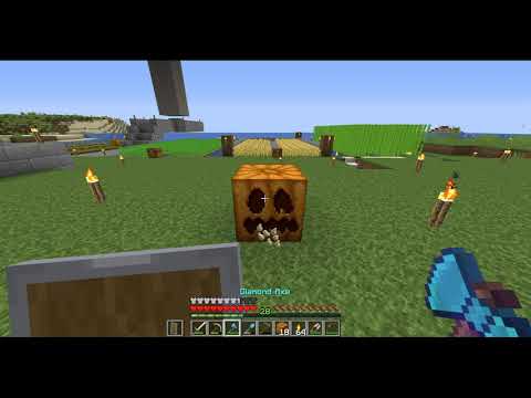 How to make Jack o lantern in minecraft 1.16.5...