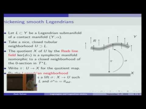 Lagrangian and Legendrian skeleta - Zachary Sylvan