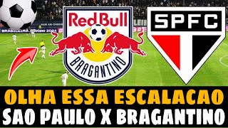 ESCALAÇÃO SURPREENDENTE DO TÉCNICO Roger Machado SÃO PAULO X BRAGANTINO 