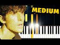 JVKE Golden Hour Piano Tutorial MEDIUM