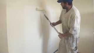 How to paint a wall after a drywall or plaster board repair.