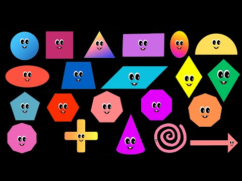 🔺FORMAS GEOMÉTRICAS para crianças | Qual é a forma? | Vídeo educativo