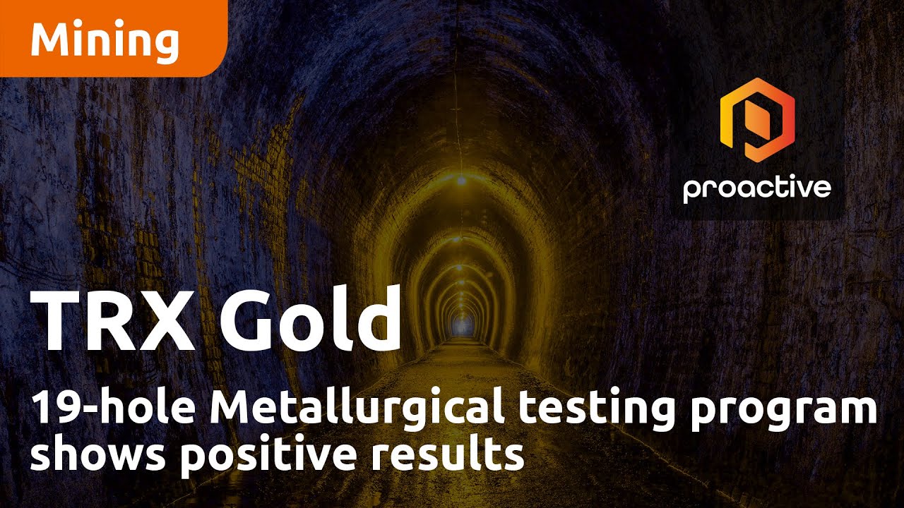 TRX Gold 19-hole Metallurgical testing program shows positive results
