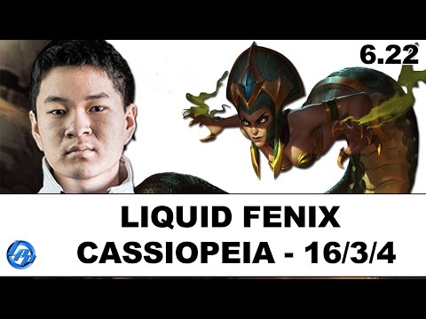 Liquid Fenix(Cassiopeia) vs CJ Ghost(Viktor) - Patch 6.22