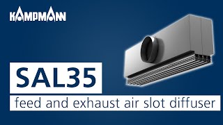 SAL35 | diffuser | feed and exhaust air slot diffuser