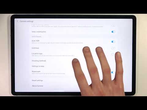 SAMSUNG Galaxy Tab S7 FE - Camera Volume Buttons Functions